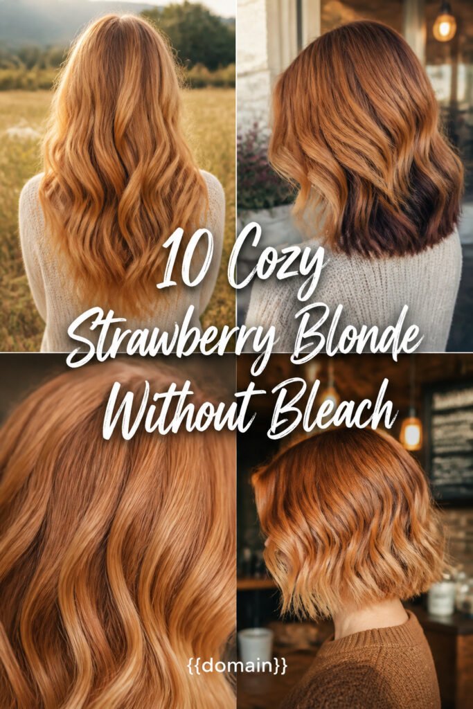 10 Cozy Strawberry Blonde Hair Color Without Bleach