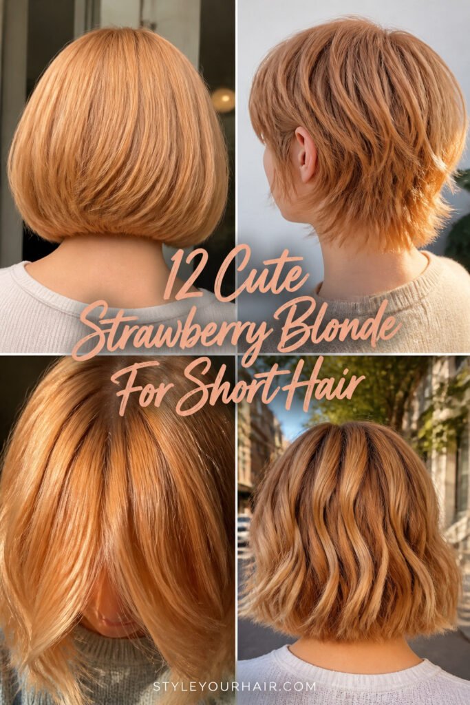 12 Cute Strawberry Blonde Hair Color For Short Hair