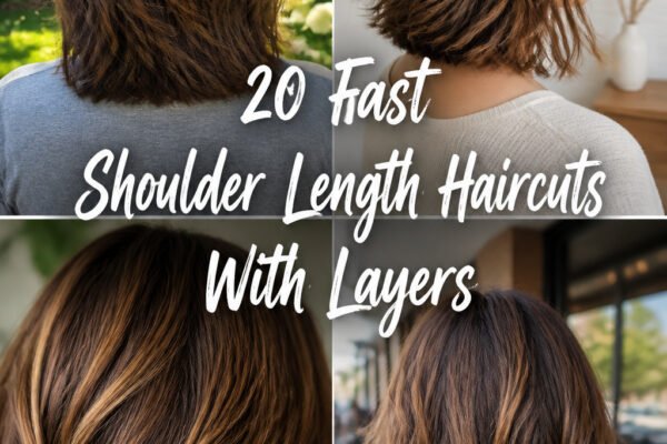 20 Fast Shoulder Length Haircuts For Thick Hair With Layers