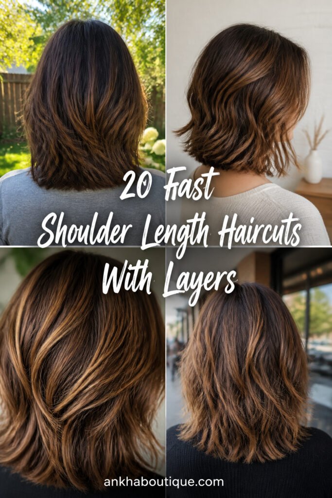 20 Fast Shoulder Length Haircuts For Thick Hair With Layers