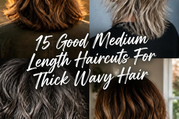 15 Good Medium Length Haircuts For Thick Wavy Hair