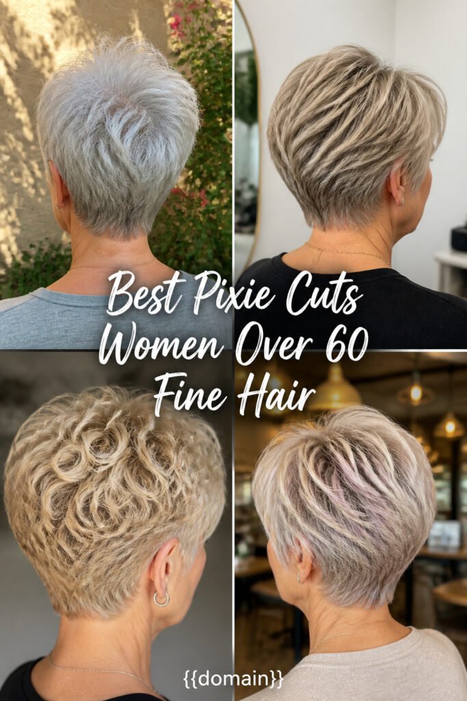 What Are the Best Pixie Cuts For Women Over 60 With Fine…