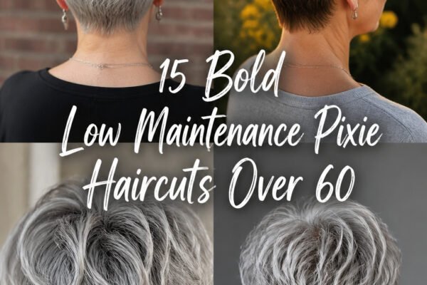 15 Bold Low Maintenance Pixie Haircuts For Women Over 60