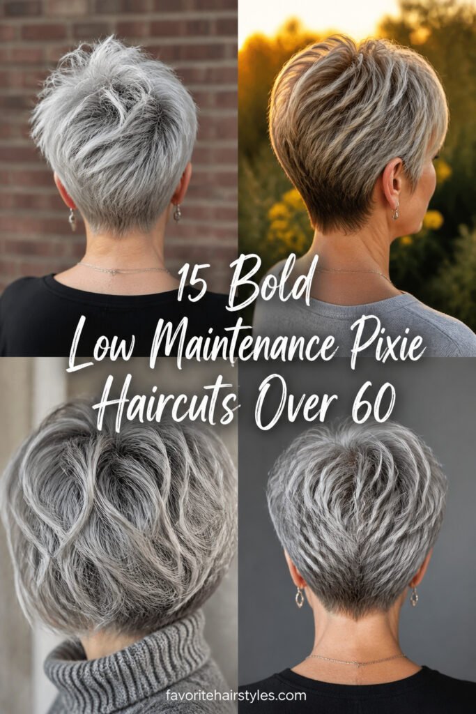 15 Bold Low Maintenance Pixie Haircuts For Women Over 60