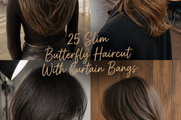 25 Slim Butterfly Haircut With Curtain Bangs