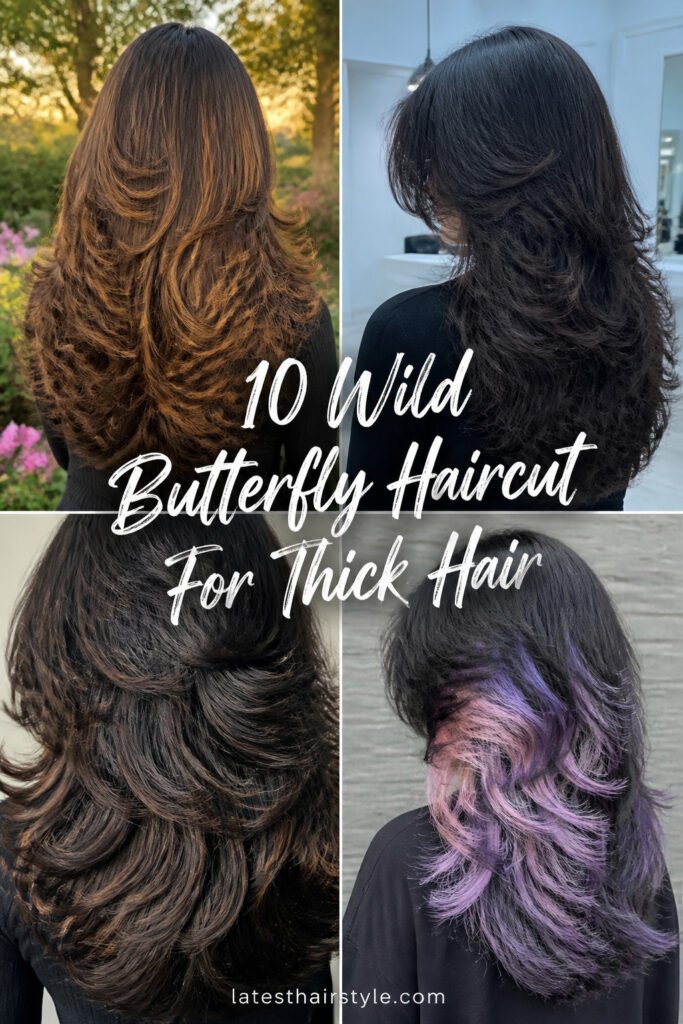 10 Wild Butterfly Haircut For Thick Hair