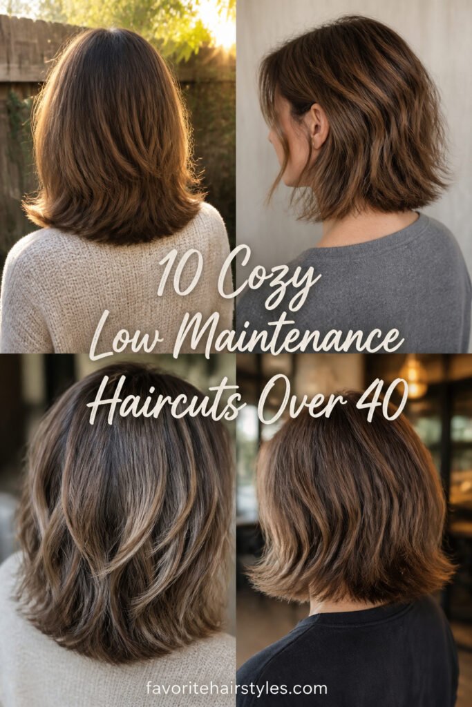 10 Cozy Low Maintenance Medium Length Haircuts Over 40