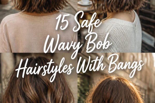 15 Safe Wavy Bob Hairstyles With Bangs