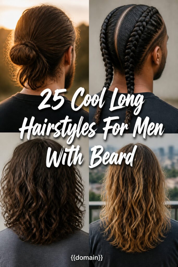 25 Cool Long Hairstyles For Men With Beard