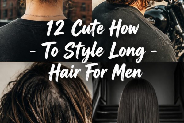 12 Cute How To Style Long Hair For Men