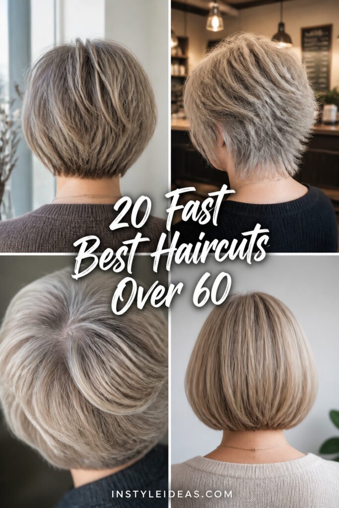 20 Fast Best Haircuts For Women Over 60 With Thin Hair
