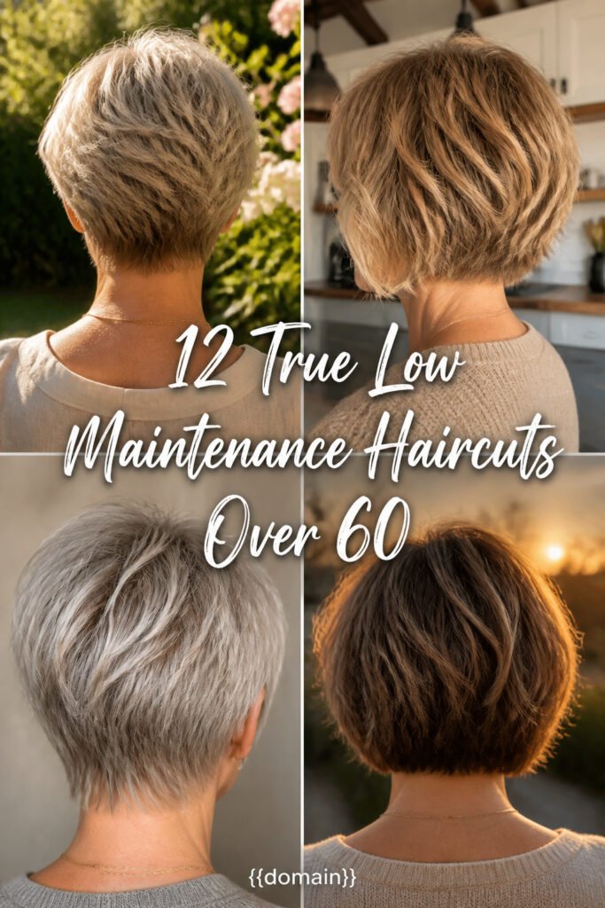 12 True Low Maintenance Haircuts For Thin Hair Over 60