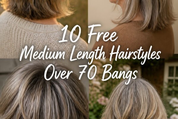 10 Free Medium Length Hairstyles Over 70 With Bangs