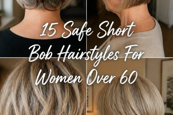 15 Safe Short Bob Hairstyles For Women Over 60 With Glasses