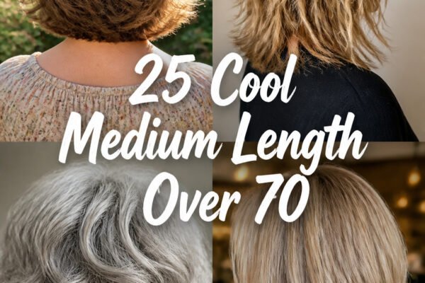 25 Cool Medium Length Hairstyles For Women Over 70