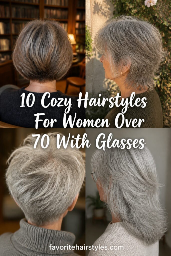 10 Cozy Hairstyles For Women Over 70 With Glasses