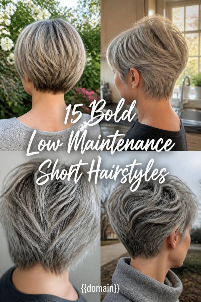 15 Bold Low Maintenance Short Hairstyles For 70 Year Old…