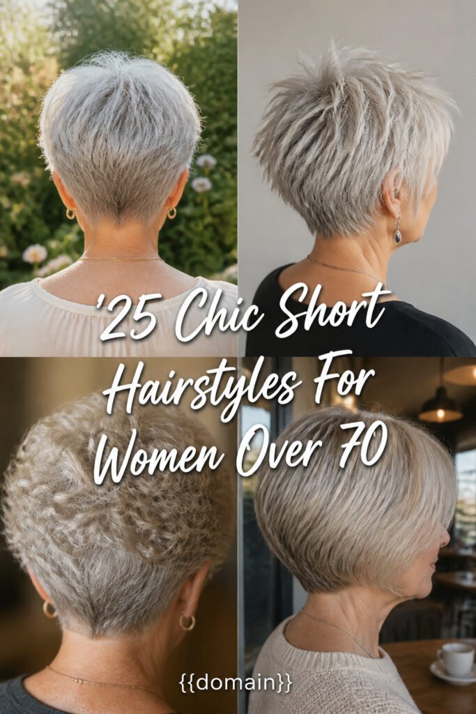 25 Chic Short Hairstyles For Women Over 70 With Thin Hair