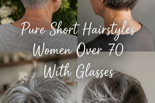 12 Pure Short Hairstyles For Women Over 70 With Glasses