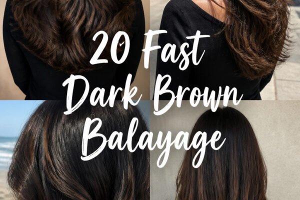 20 Fast Dark Brown Balayage On Black Hair
