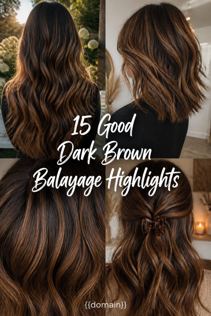 15 Good Dark Brown Balayage With Caramel Highlights