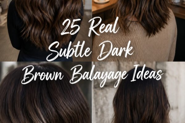 25 Real Subtle Dark Brown Balayage Ideas