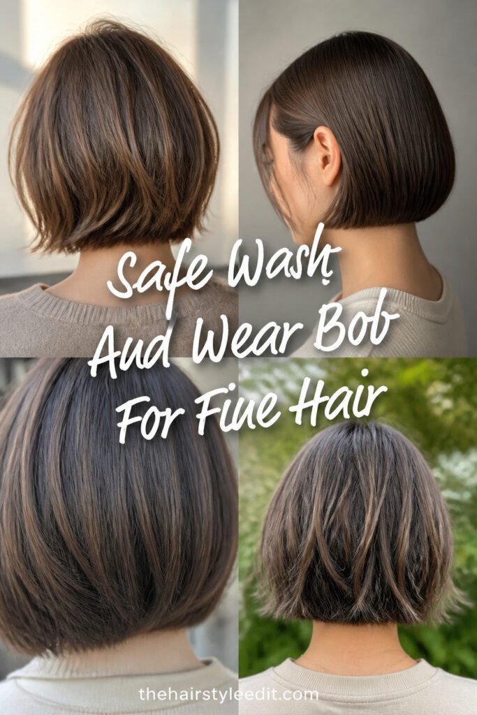 15 Safe Wash And Wear Bob For Fine Thin Hair