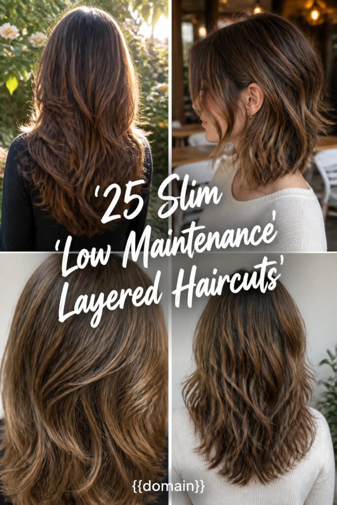 25 Slim Low Maintenance Layered Haircuts For Fine Hair
