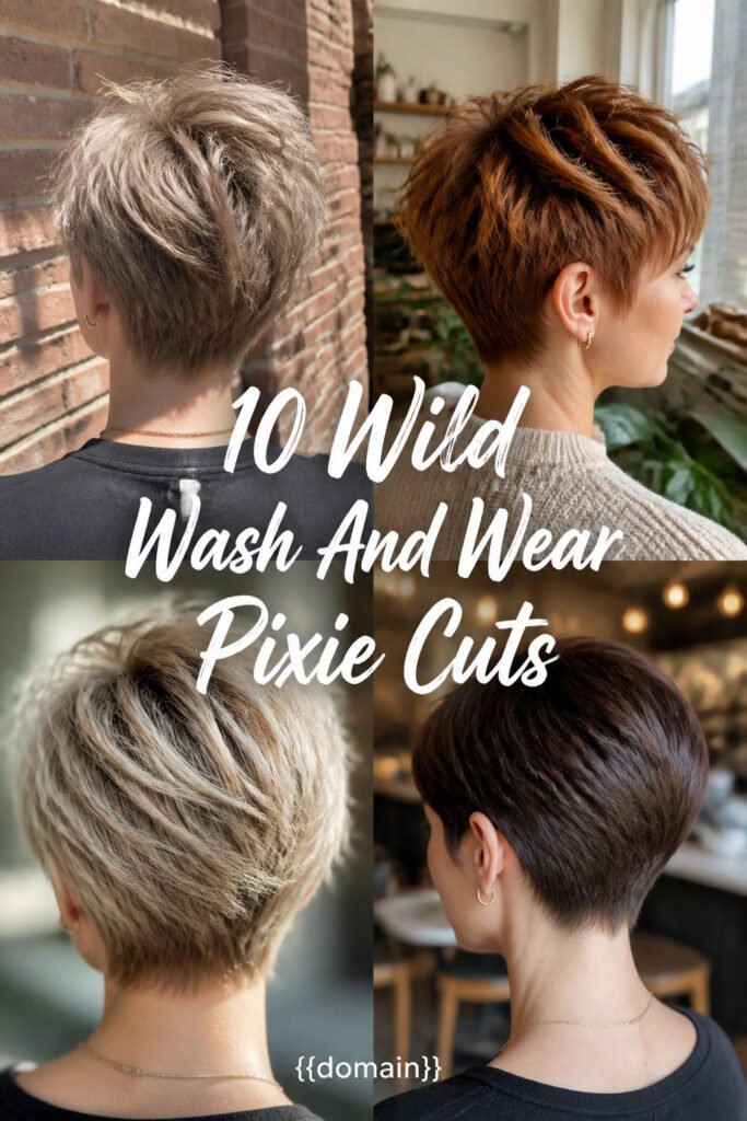 10 Wild Wash And Wear Pixie Cuts For Fine Hair