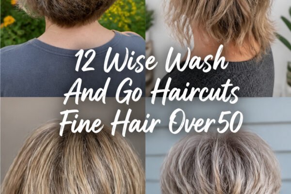 12 Wise Wash And Go Haircuts For Fine Hair Over 50