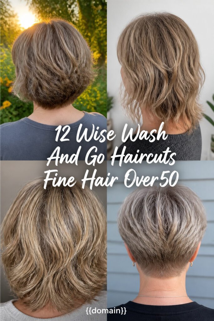 12 Wise Wash And Go Haircuts For Fine Hair Over 50