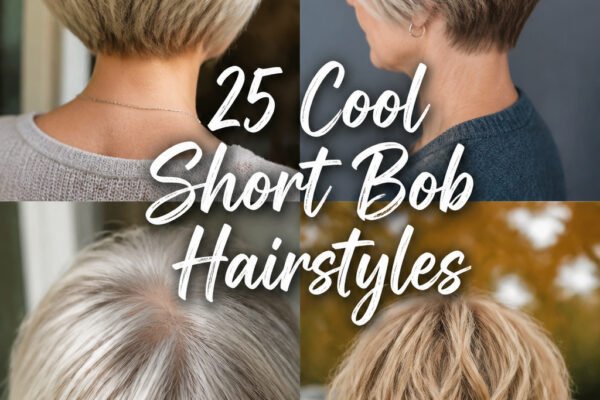 25 Cool Short Bob Hairstyles For Women Over 60 With Fine…