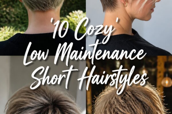 10 Cozy Low Maintenance Short Hairstyles For Women Over…