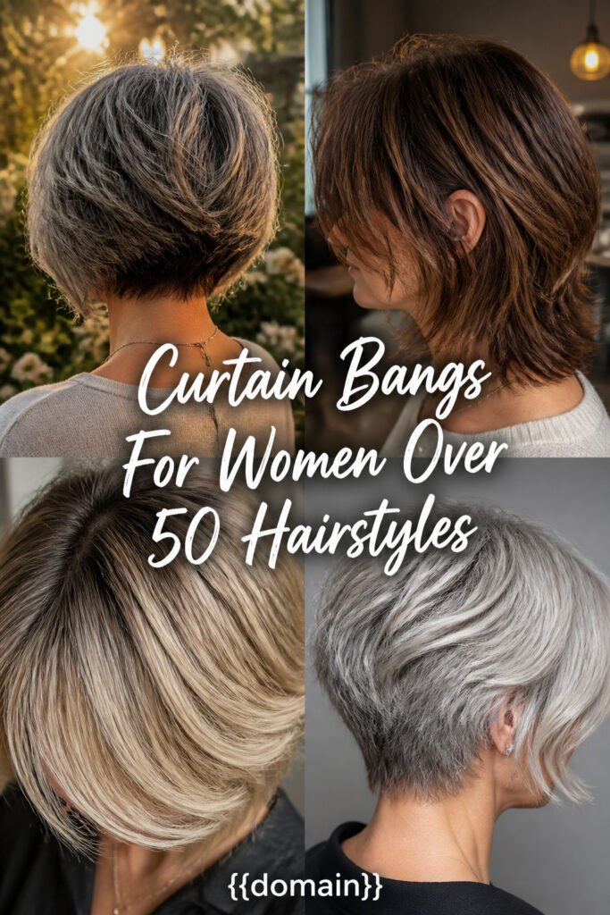 Curtain Bangs For Women Over 50 Hairstyles (Tried and…