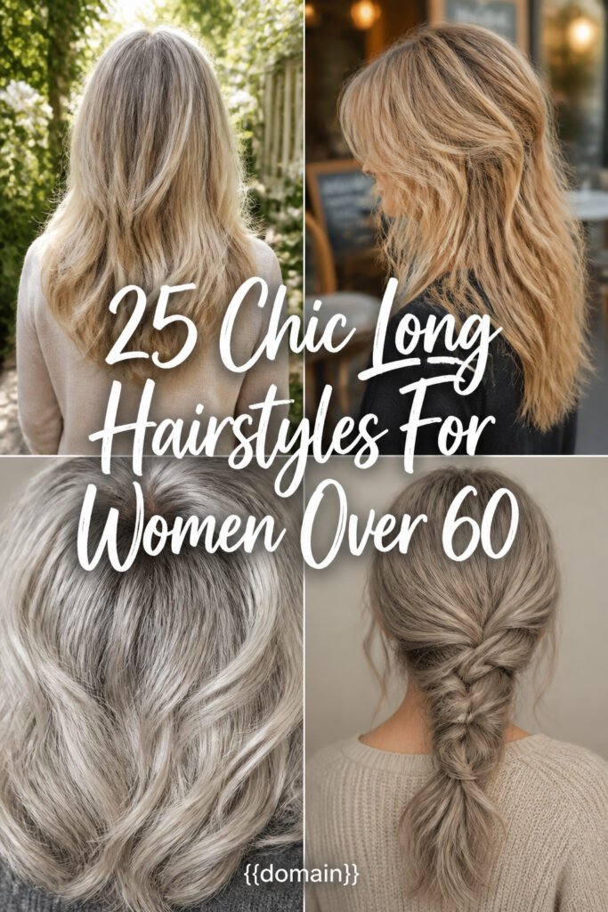 25 Chic Long Hairstyles For Women Over 60 With Fine Hair