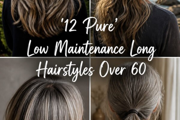 12 Pure Low Maintenance Long Hairstyles For Women Over 60
