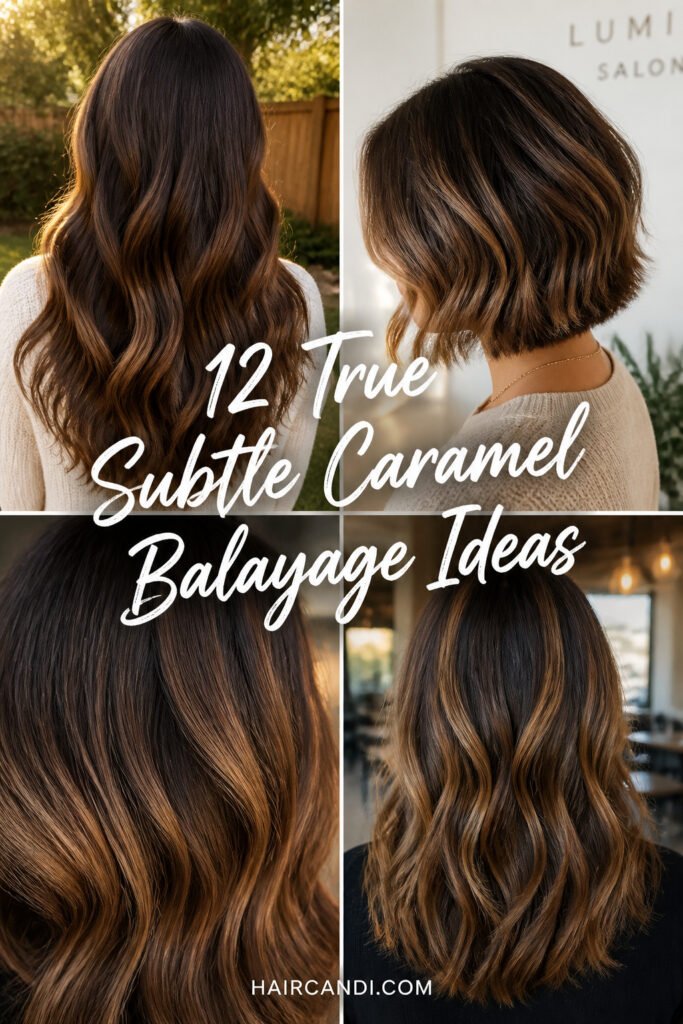 12 True Subtle Caramel Balayage Ideas