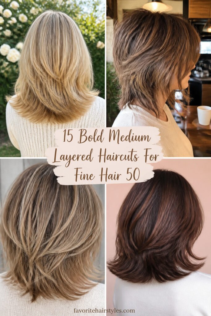 15 Bold Medium Layered Haircuts For Fine Hair Over 50