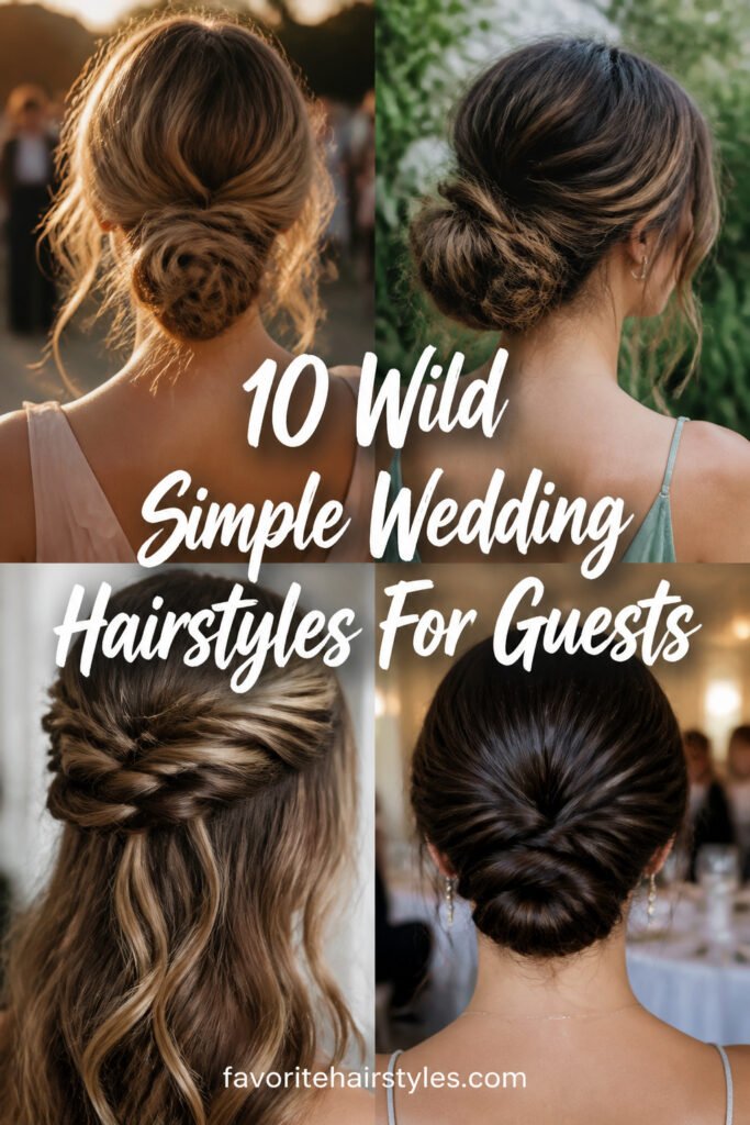 10 Wild Simple Wedding Hairstyles For Guests