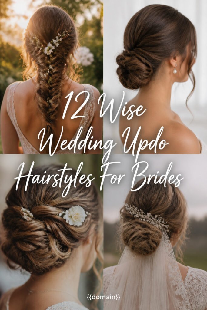 12 Wise Wedding Updo Hairstyles For Brides