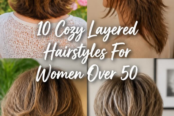 10 Cozy Layered Hairstyles For Women Over 50 With Thick Hair