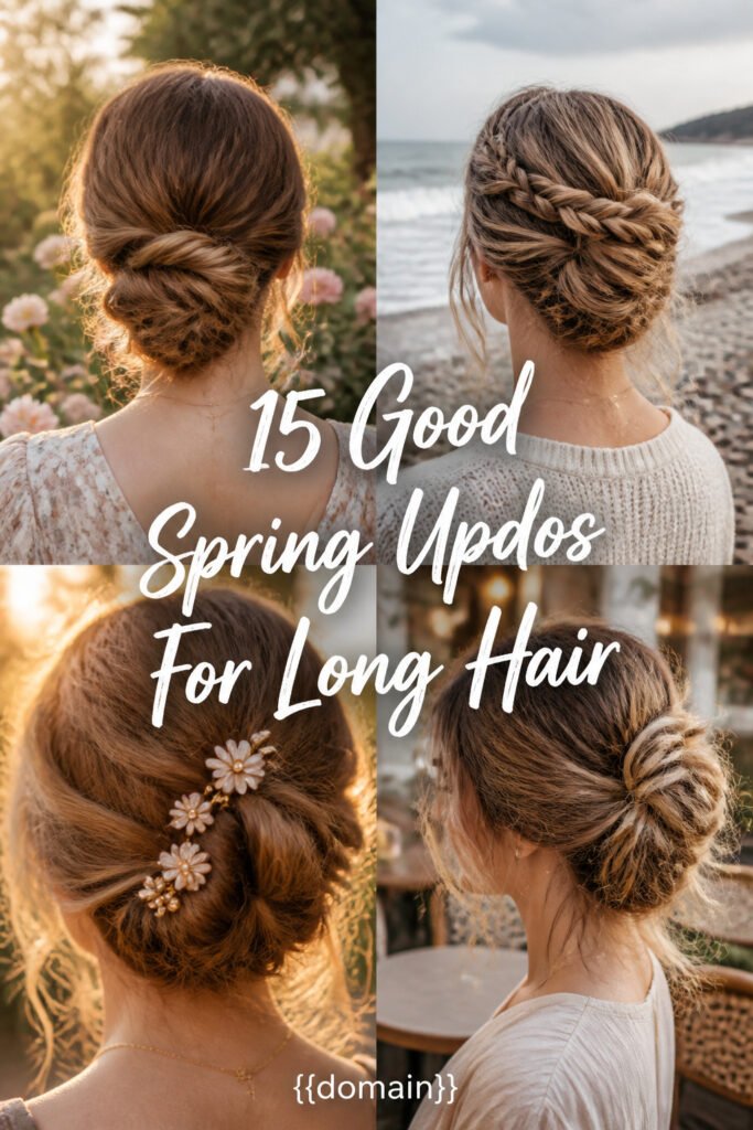 15 Good Spring Updos For Long Hair