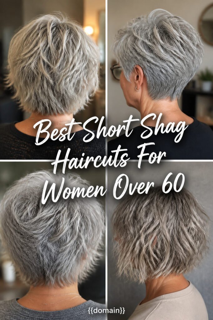 What Are the Best Short Shag Haircuts For Women Over 60?