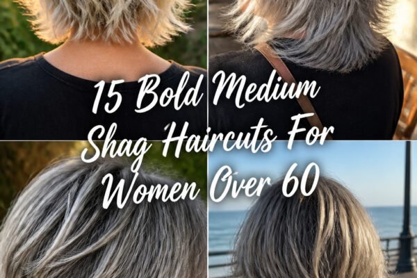 15 Bold Medium Shag Haircuts For Women Over 60