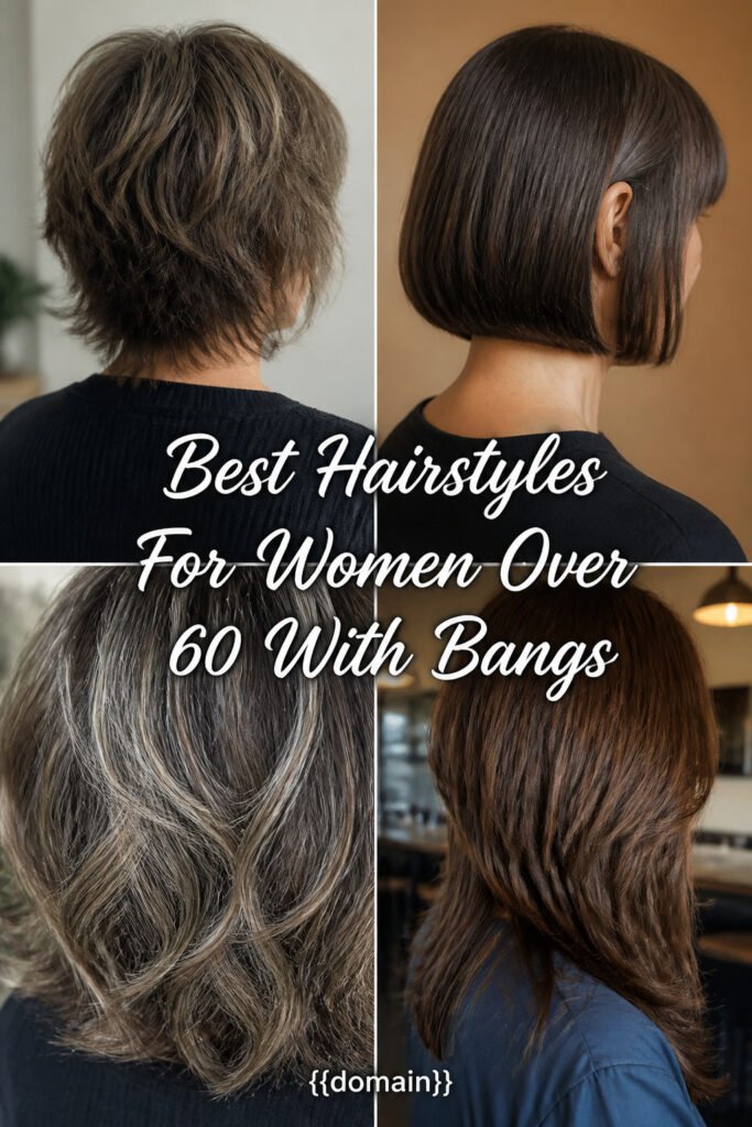 20 Rich Best Hairstyles For Women Over 60 With Bangs