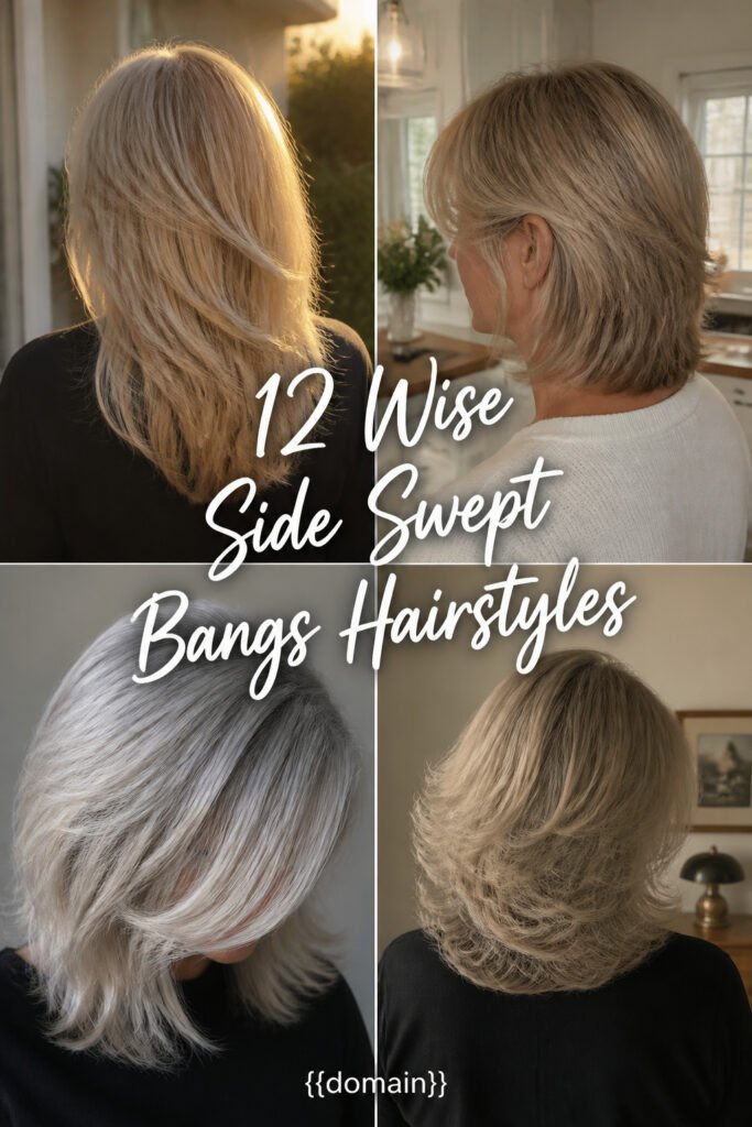 12 Wise Side Swept Bangs Hairstyles For Women Over 60