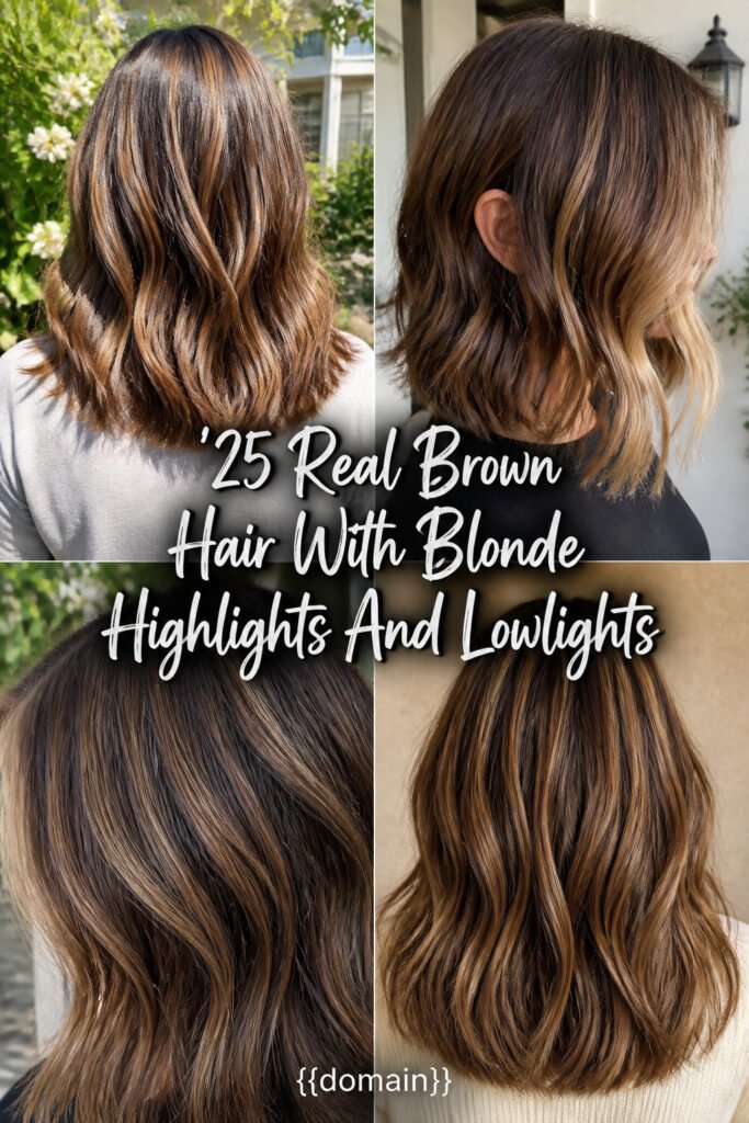 25 Real Brown Hair With Blonde Highlights And Lowlights