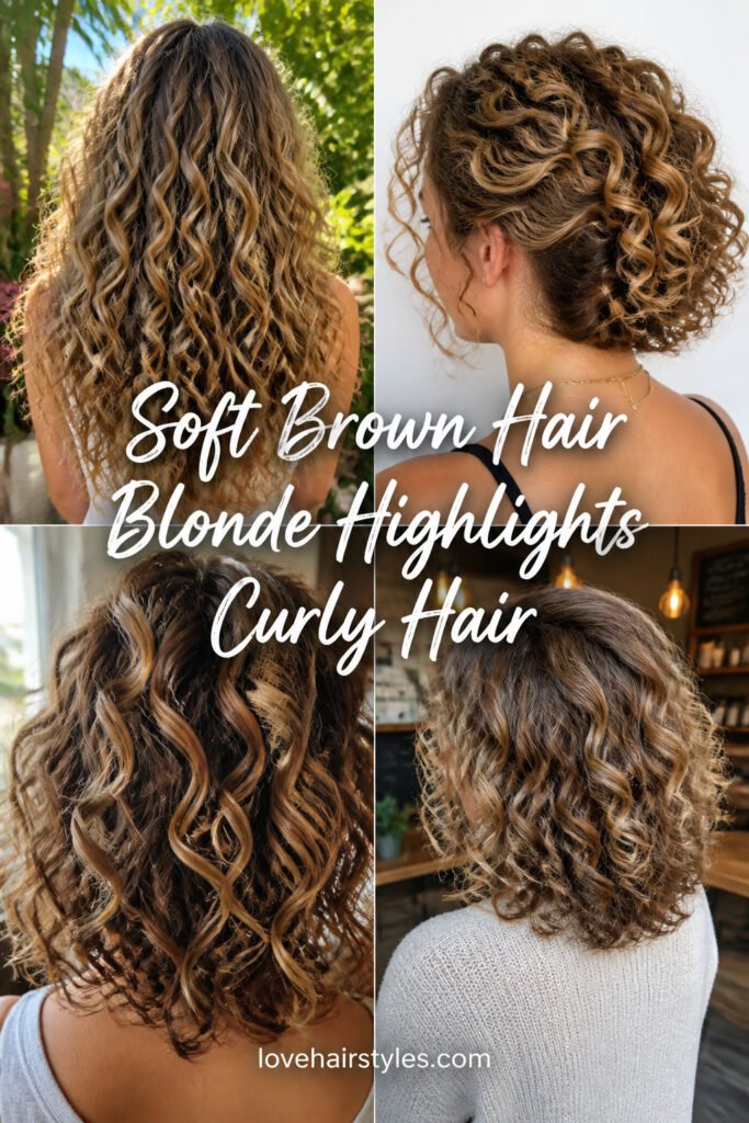 10 Soft Brown Hair With Blonde Highlights For Curly Hair