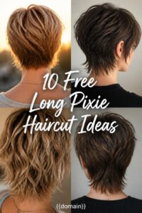 10 Free Long Pixie Haircut Ideas