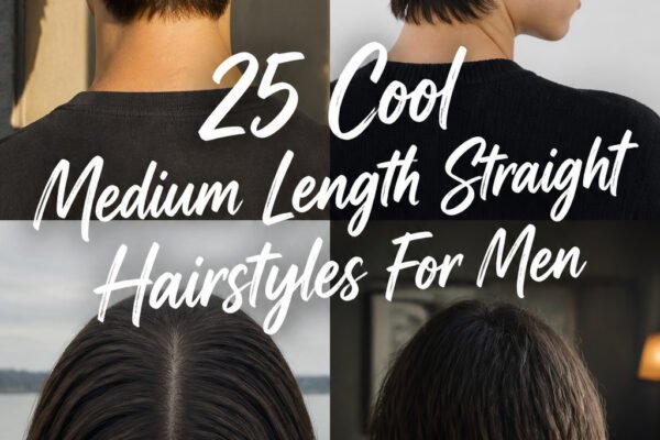 25 Cool Medium Length Straight Hairstyles For Men